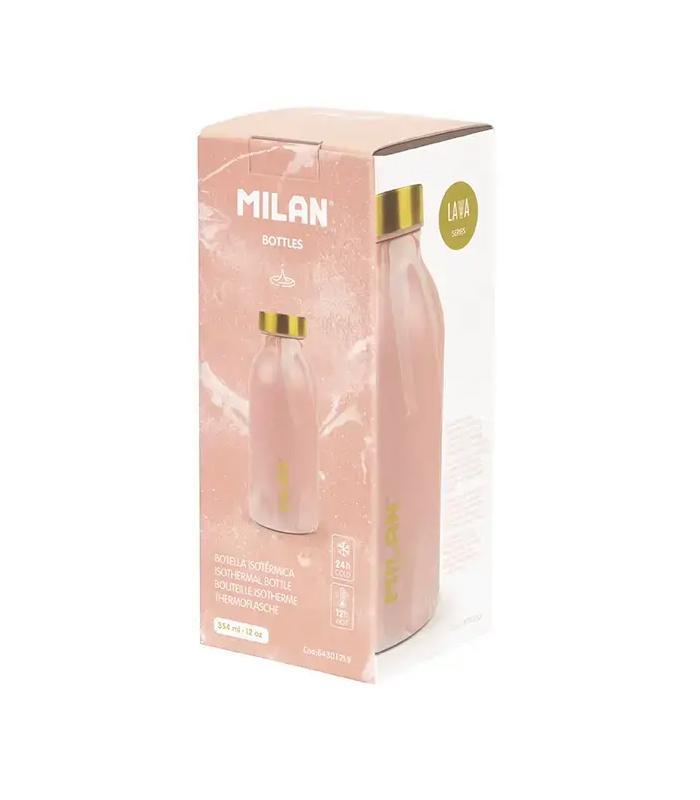 Gourde isotherme 354ml inox  Lava rose R.643012LV