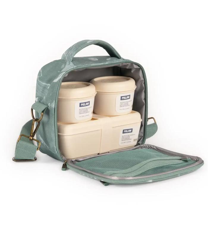 Sac isotherme 3 boîtes alimentaires 3,5L Lava vert R.08806LVGR