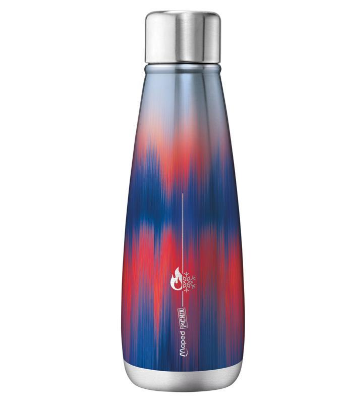 Gourde isotherme 500ml inox décorée R.871192
