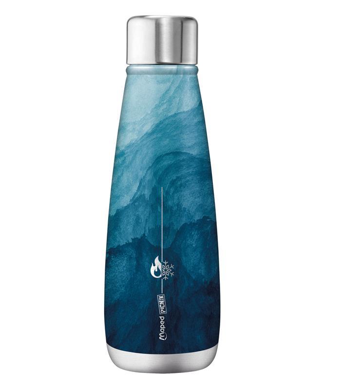 Gourde isotherme 500ml inox décorée R.871198