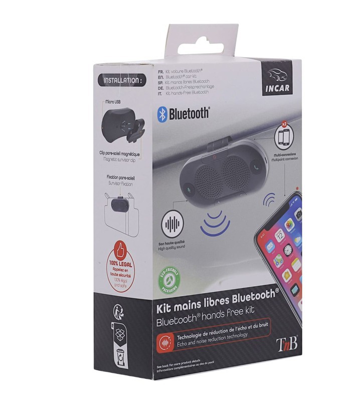 Haut-parleur Kit Main Libre Bluetooth avec micro intégré TNB XXX