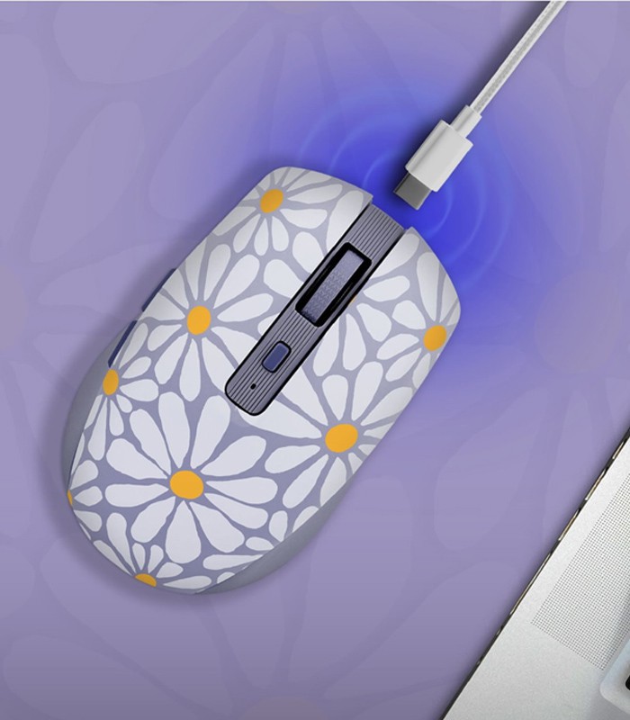 Souris sans fil TNB Bluetooth rechargeable -Flower EXCLUSIV 