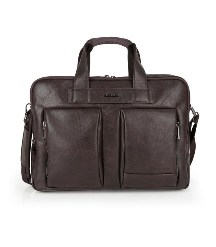 Serviette homme 42x31x9cm 15.6" Command marron R.413820