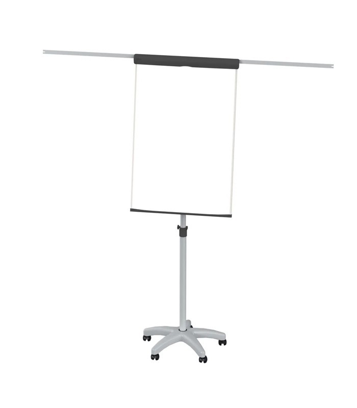 Tableau blanc 97x66cm magnétique + paperboard mobile R.6372682