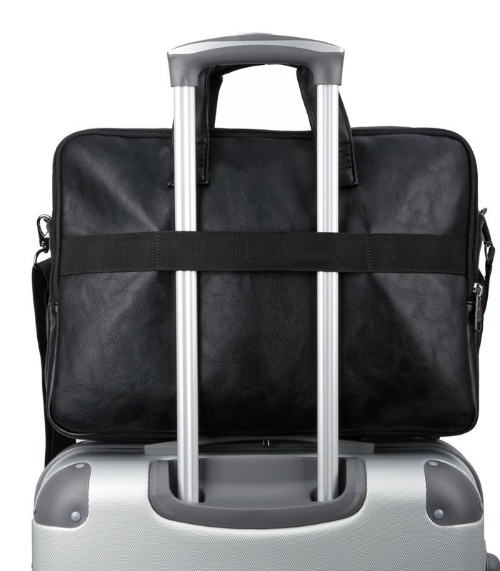 Serviette homme 42x31x11cm 15.6" Tab trolley noir R.413720