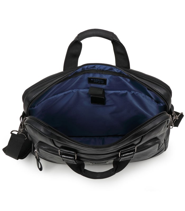 Serviette homme 42x31x11cm 15.6" Tab trolley noir R.413720