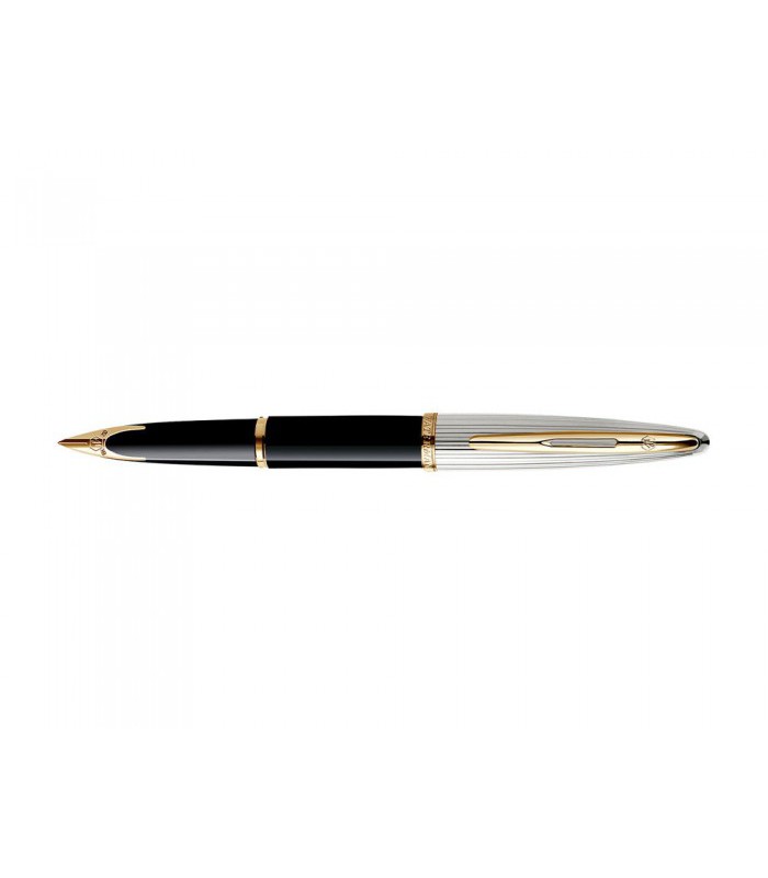 Stylo bille WATERMAN Carène Deluxe laqué noire  GT R.WMS0700000