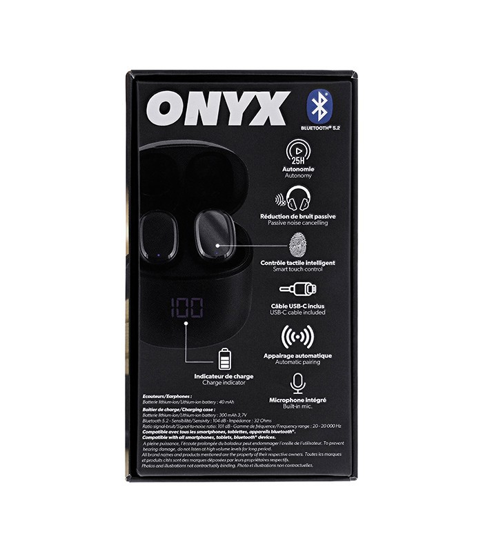 Écouteurs sans fil TWS TNB ONYX
