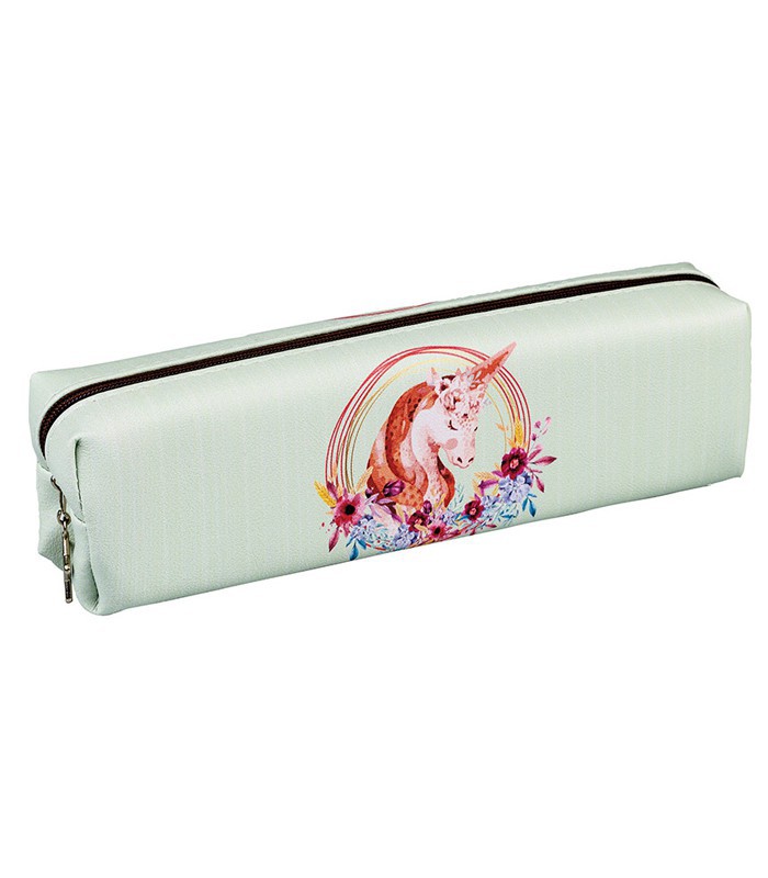 Fourre-tout 20x6x4.5cm licornes R.81041