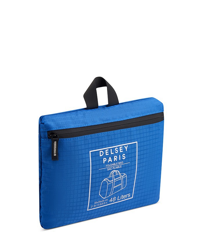 Sac de voyage 55x25x35cm Nomade bleu pliable R.00333540302