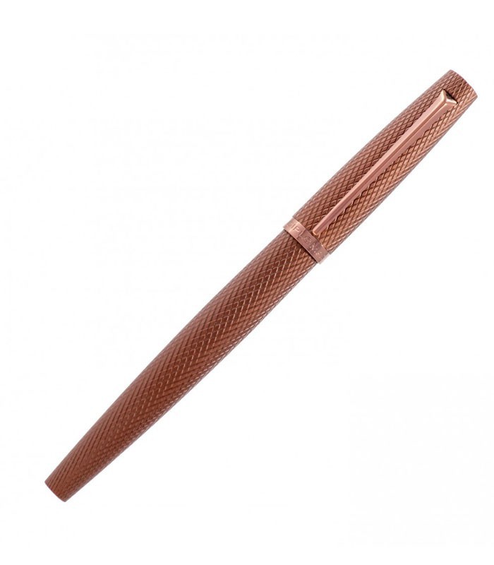 Stylo roller DIPLOMAT Viper marron guilloche R.D41303030