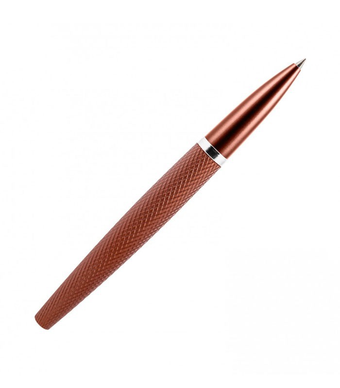 Stylo roller DIPLOMAT Viper marron guilloche R.D41303030