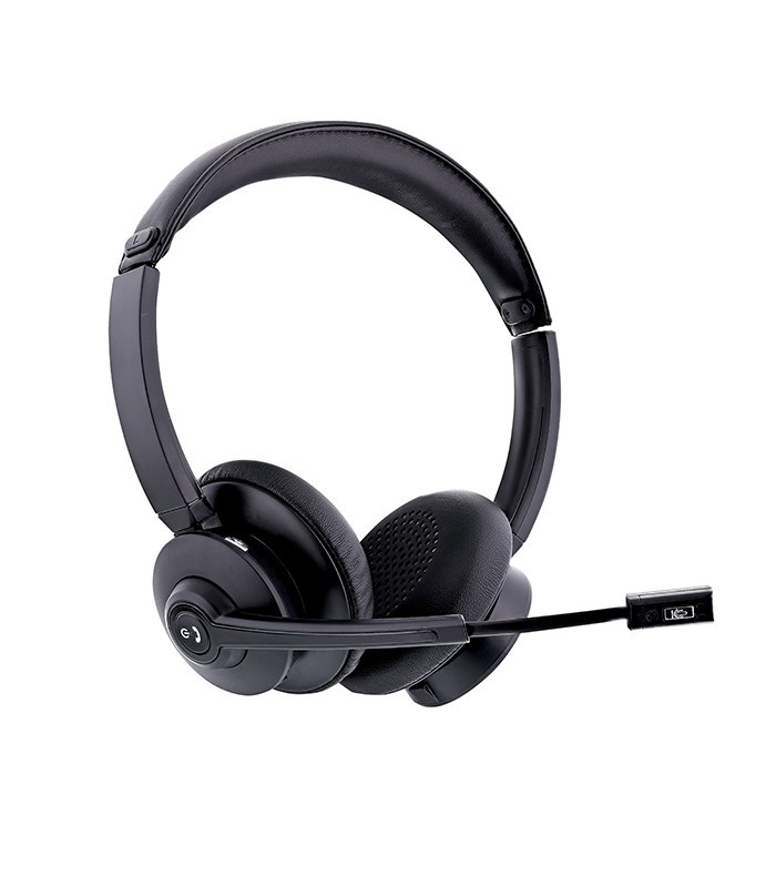 Micro casque sans fil + Bluetooth® TNB 2,4GHz avec base de recharge
