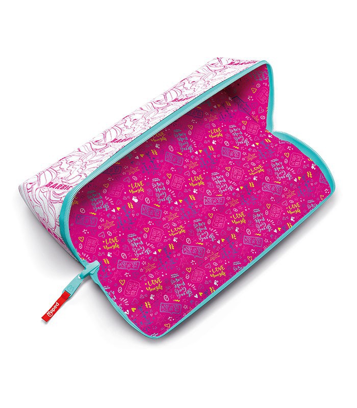 Fourre-tout oval avec ouverture large barbie rose R.931915
