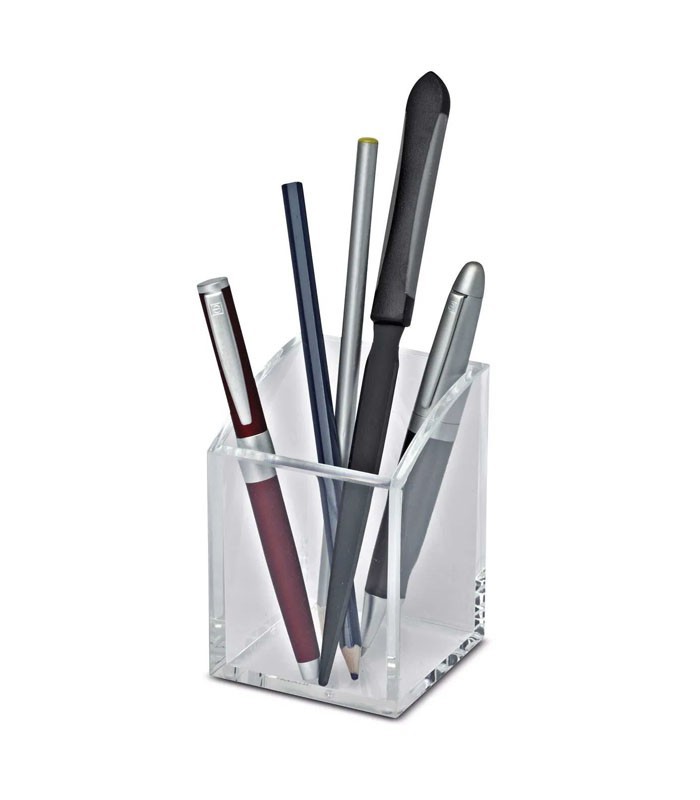 Pot à crayons acrylique transparent R.1955005
