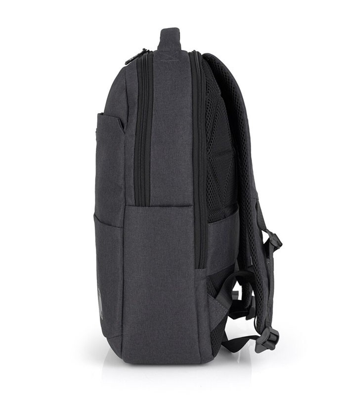 Sac à dos 31x43x12cm 15.6" Level gris antivol imperméable R.413455