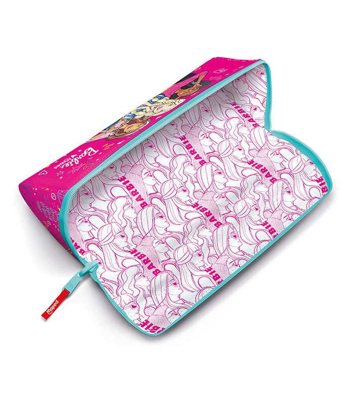 Fourre-tout oval avec ouverture large barbie rose R.931915