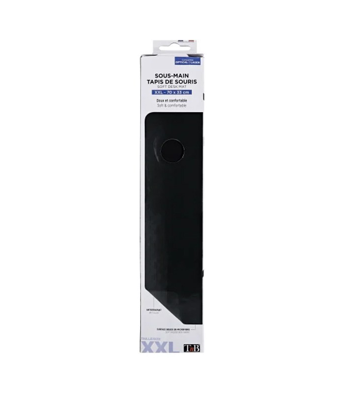 Sous main tapis souris noir XXL  XXX