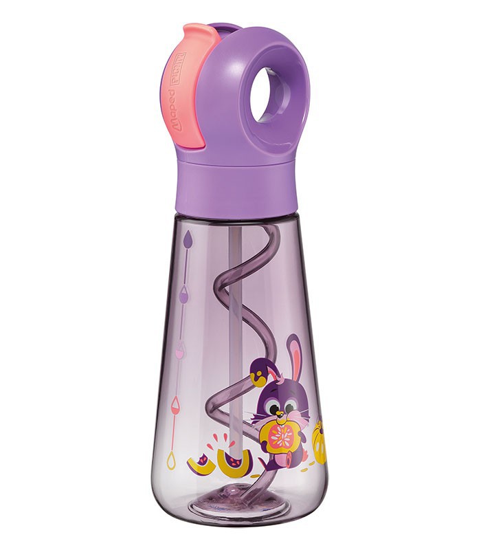 Gourde plastique 500ml miniz violet R.873102
