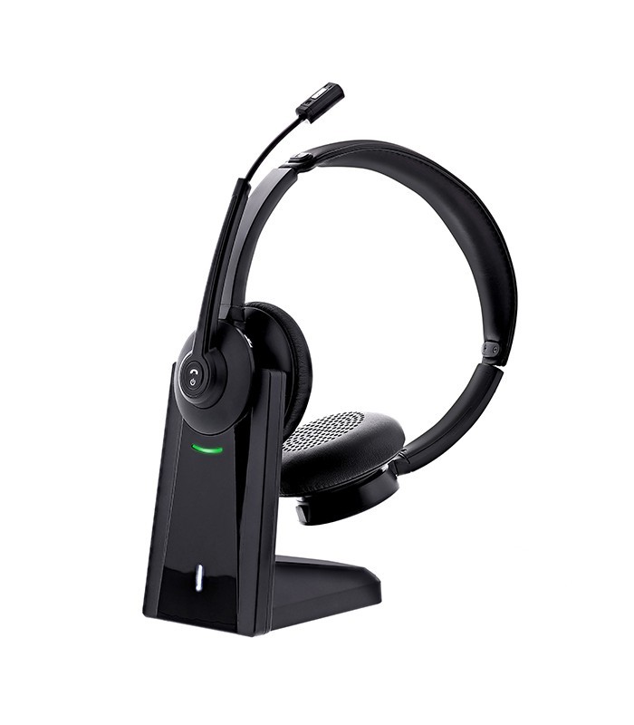 Micro casque sans fil + Bluetooth® TNB 2,4GHz avec base de recharge