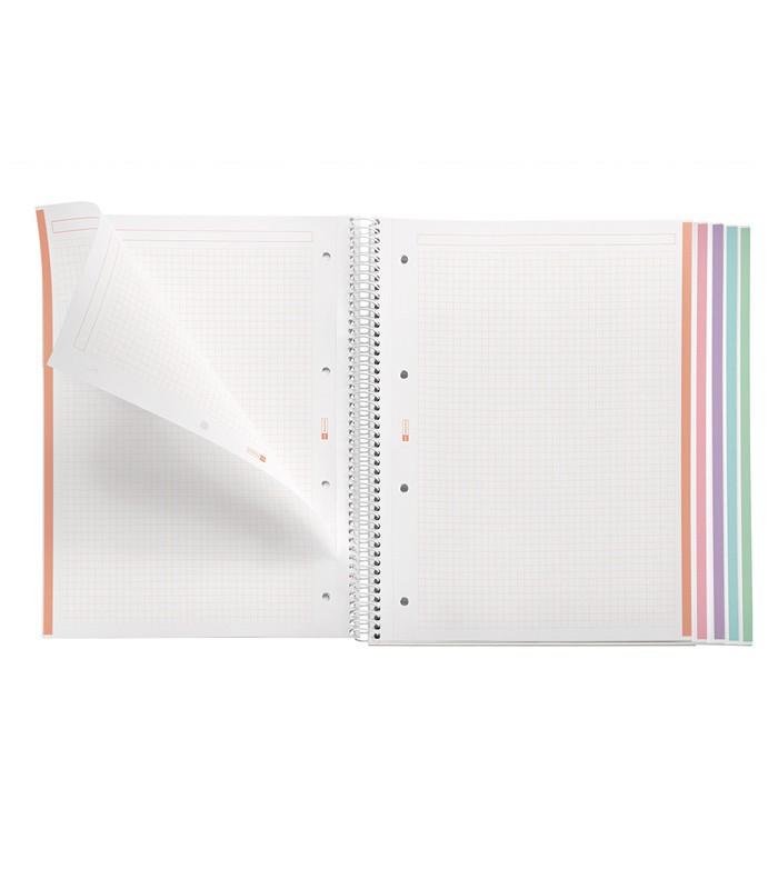 Cahier A4 notebook 5x5 120 pages emotions rose R.MR46074XXX