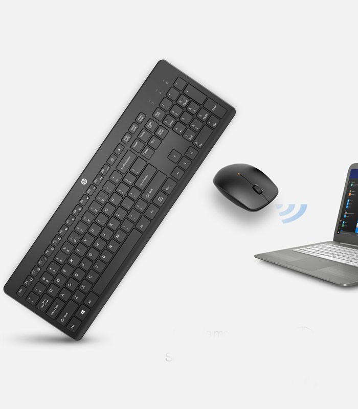 Clavier + Souris Sans fil HP 230 combo noir