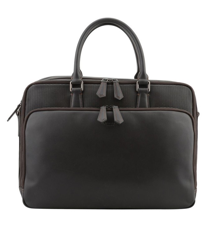 Porte documents 38x28x11.5cm Raphael cuir noir R.64145