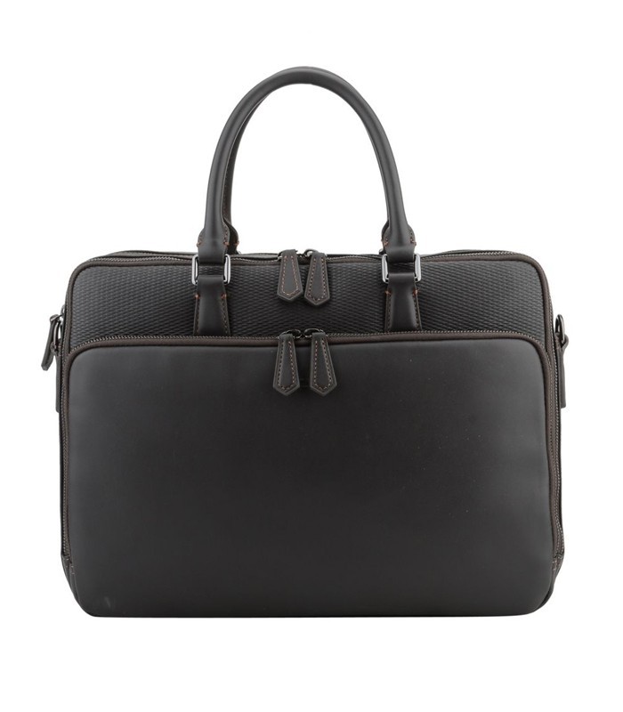 Porte documents 38x28x11.5cm Raphael cuir noir R.64145