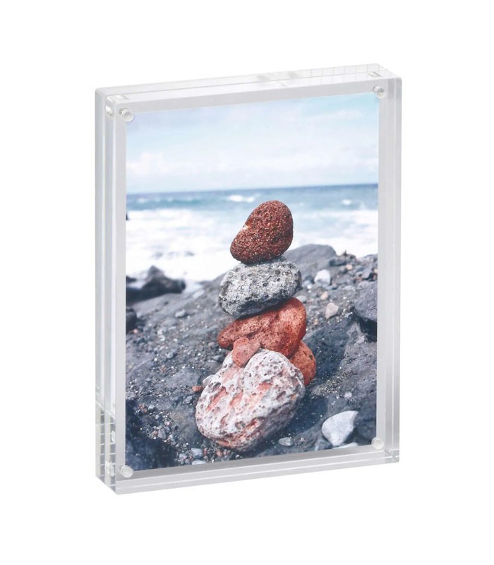 Cadre 11.5x11.5x2.4cm multi-usages magnétique acrylique R.1954805 XXX