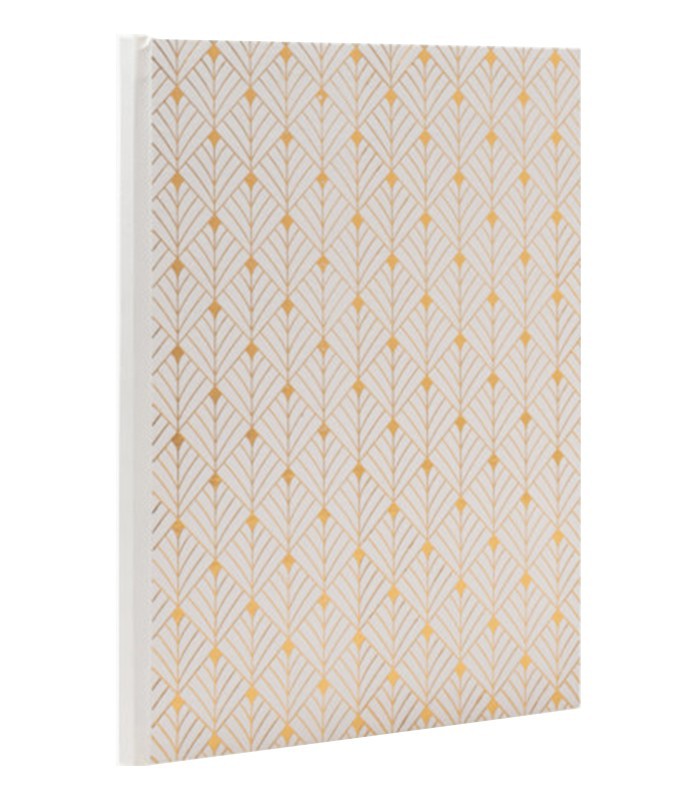 Livre d'or 27x22cm 100 pages neo deco blanc R.47987E