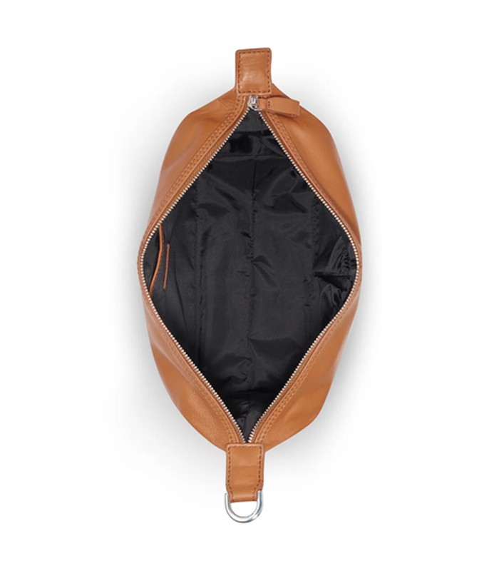 Trousse de toilette 18x25x11cm Le cuir lisse cognac R.00299115156