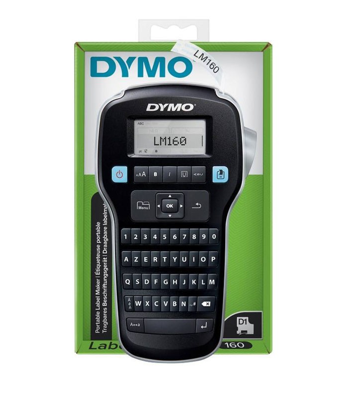Dymo étiqueteuse Label Manager 160P rubD1 9/12mm R.S0946350/2174450