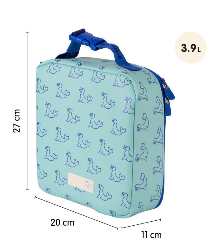 Sac isotherme 3.9L 3 boîtes otarie  bleu R.641040Z460GR