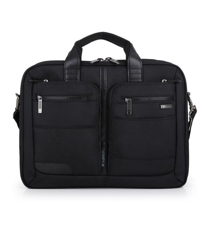 Serviette homme 42x31x12cm 15.6"Stark  noir 3 compartIments R.408100