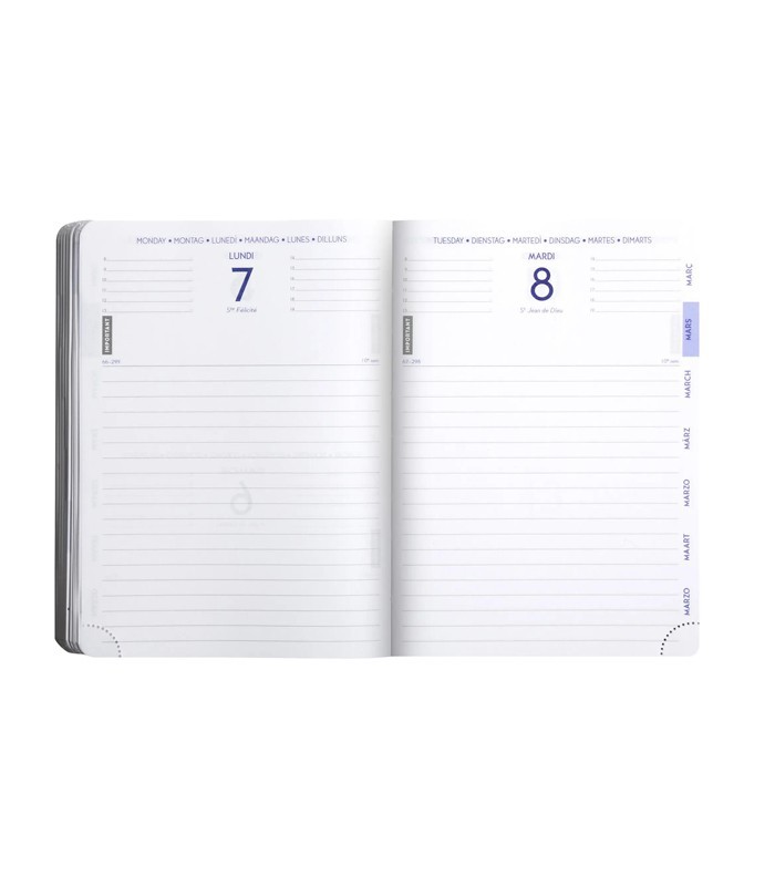Agenda journalier 15x21 forum metric R.184073E FRANCO