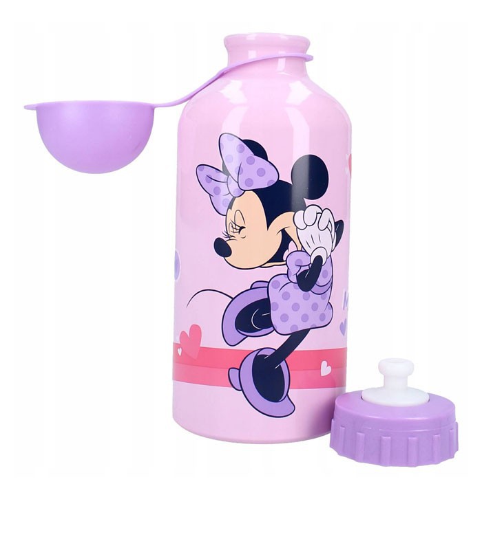 Gourde aluminium 500ml Minnie mouse let's eat R.799-00100-101