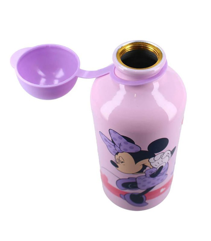 Gourde aluminium 500ml Minnie mouse let's eat R.799-00100-101