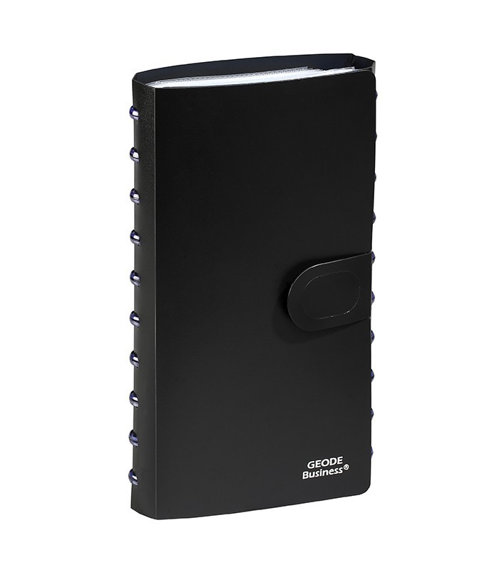 Porte cartes 13.5x9x3.5cm homme en cuir noir R.047805-03
