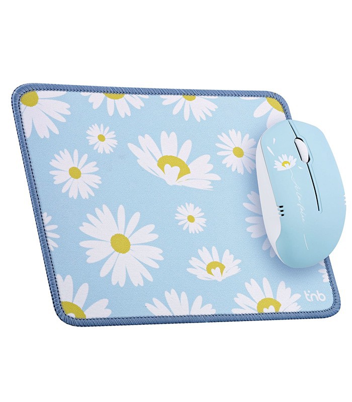 Souris sans fil + Tapis DAISY EXCLUSIV TNB