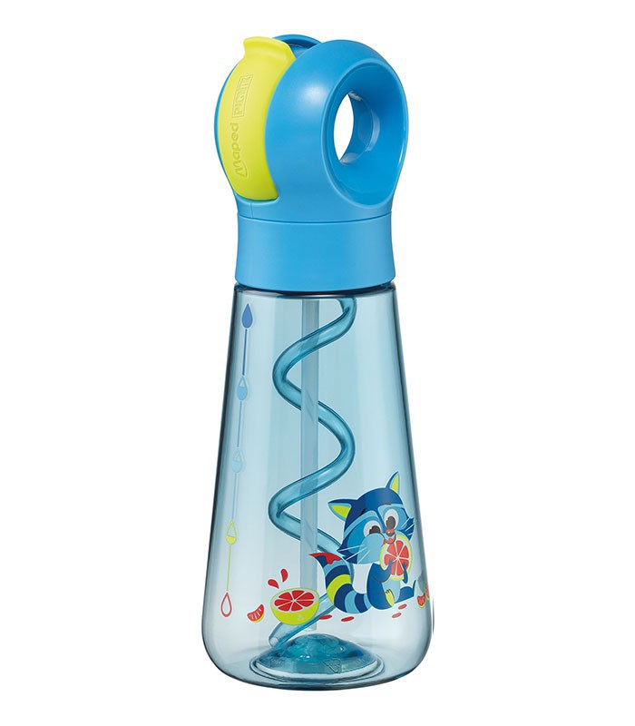 Gourde plastique 500ml miniz bleu  R.873101