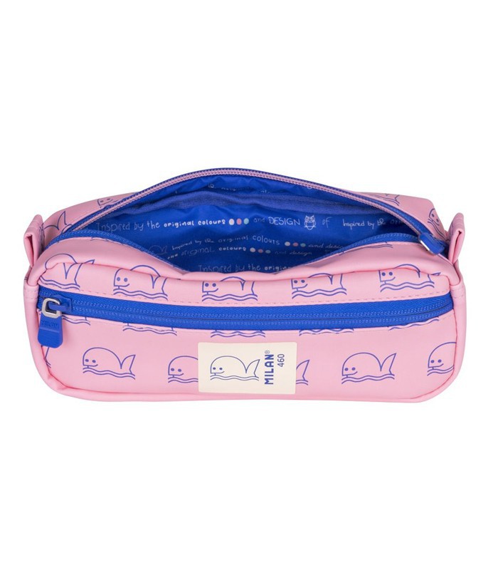 Fourre-tout baleine 2 compartiments rose R.081148Z460P