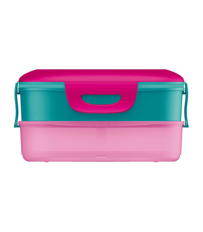 Boîte goûter 2 compartiments barbie rose R.871097