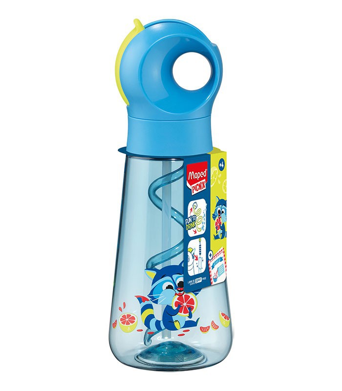 Gourde plastique 500ml miniz bleu  R.873101