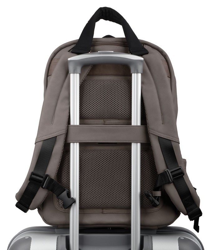 Sac à dos mixte 30x42x12cm 15.6" Link trolley beige R.413952