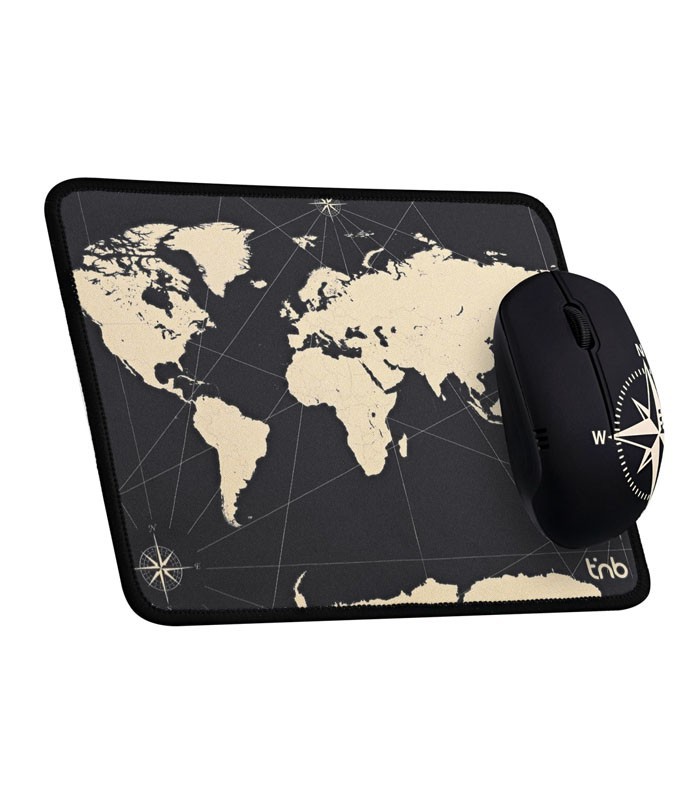 Souris sans fil + tapis TNB TRAVEL EXCLUSIV 