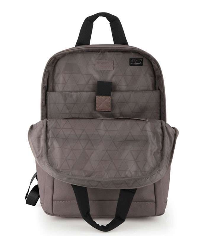 Sac à dos mixte 30x42x12cm 15.6" Link trolley beige R.413952