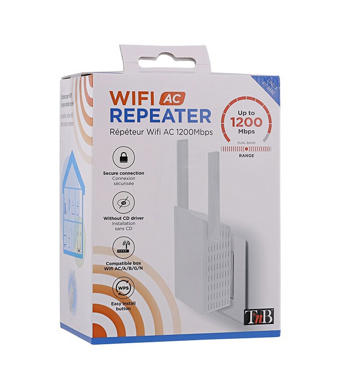 Répéteur Wifi 1200 Mbps TNB
