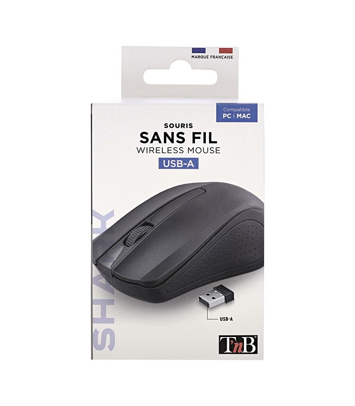 Souris sans fil TNB SHARK noire 
