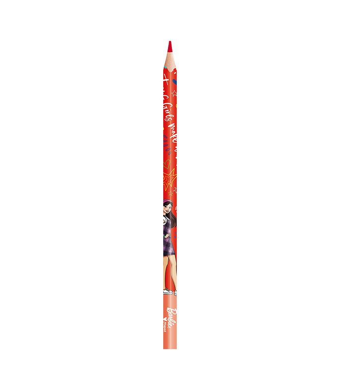 Crayons couleur boîte de 12 barbie rose R.862207