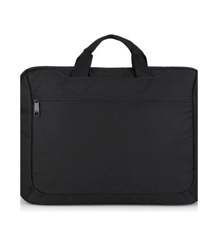 Serviette homme 42x31x7cm 15.6" Division  noir 2 compart R.413020
